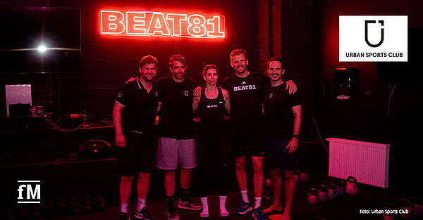 Die Teams von Urban Sports Club und BEAT81 freuen sich über die weitere Zusammenarbeit