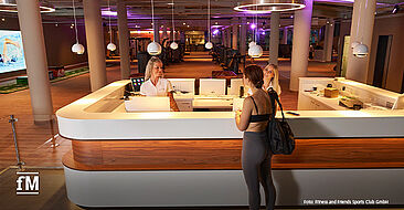 Sports Club Studio in Hamburg-Wandsbek mit großem Sportpool, Wellnessbereich und modernsten Geräten
