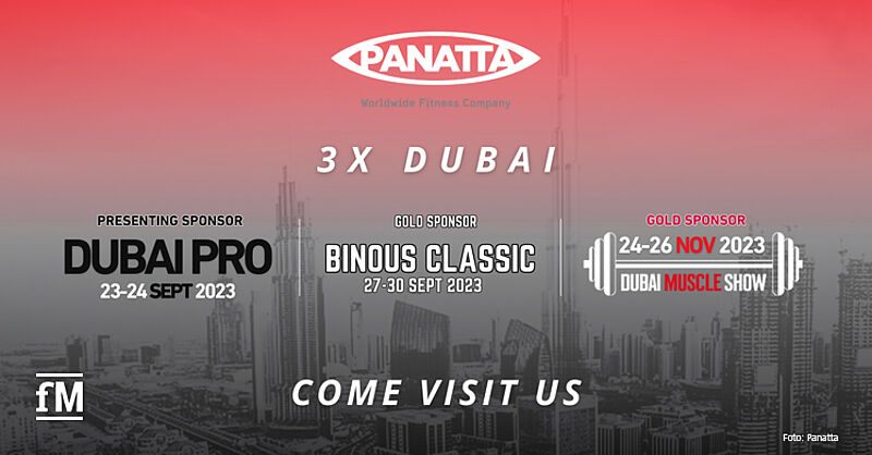 Panatta auf drei Messen in Dubai