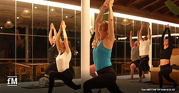 Yoga bei der MEET THE TOP Physio 2023