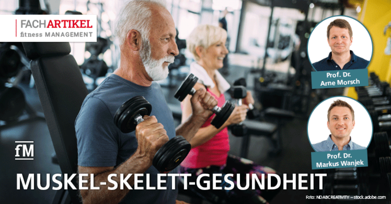 Nutzen von Fitnesstraining für die Muskel-Skelett-Gesundheit.