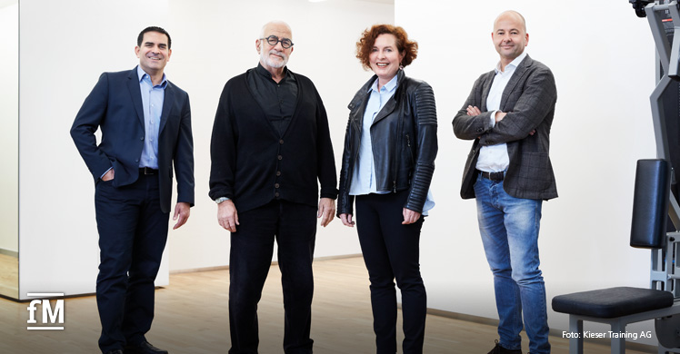 Eigentümerwechsel bei Kieser (v.l.n.r.): Michael Antonopoulos, Werner Kieser, Dr. med. Gabriela Kieser und Nils Planzer
