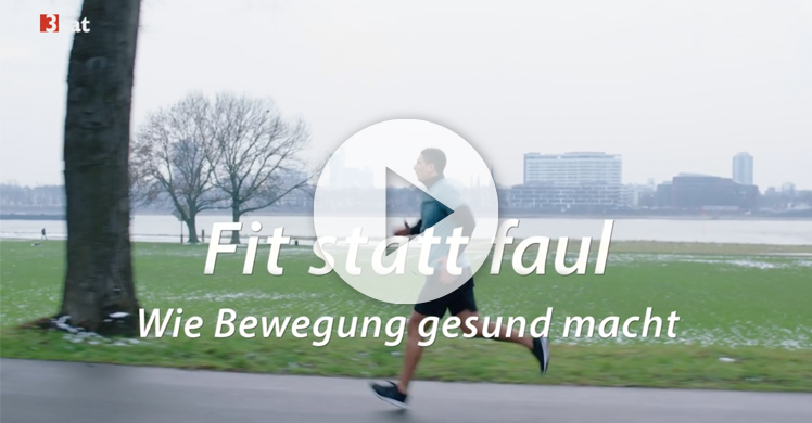 Im Video: 3sat Doku 'Fit statt Faul – Wie Bewegung gesund macht'