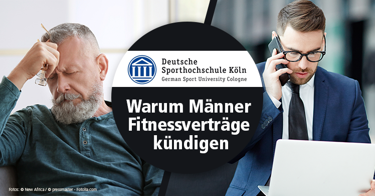 DSHS untersucht Kündigungsgründe von Männern bei Fitnessverträgen