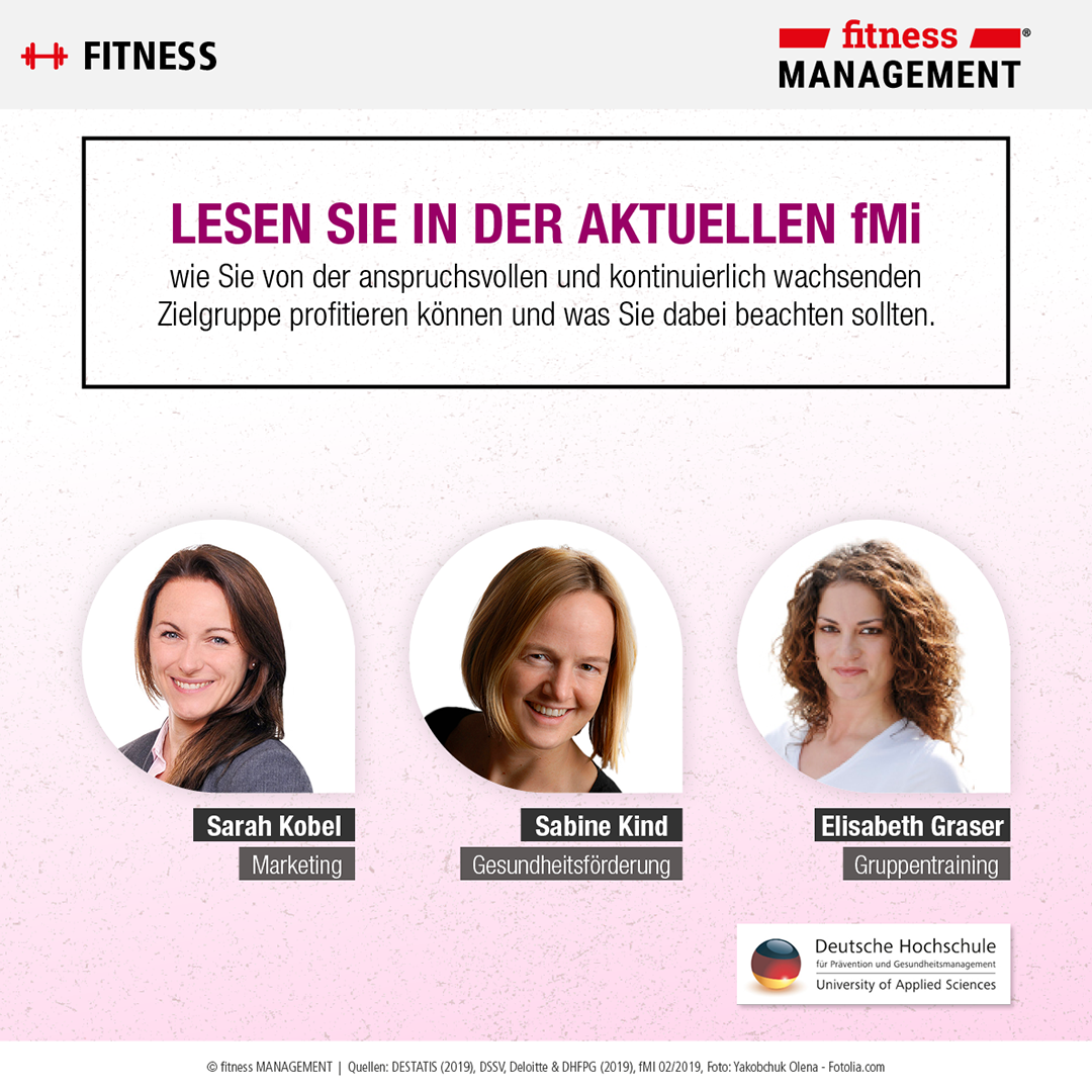 Unsere Fachartikel aus den Bereichen Marketing, Gesundheitsförderung und Gruppentraining jeweils mit dem Schwerpunkt Senioren.