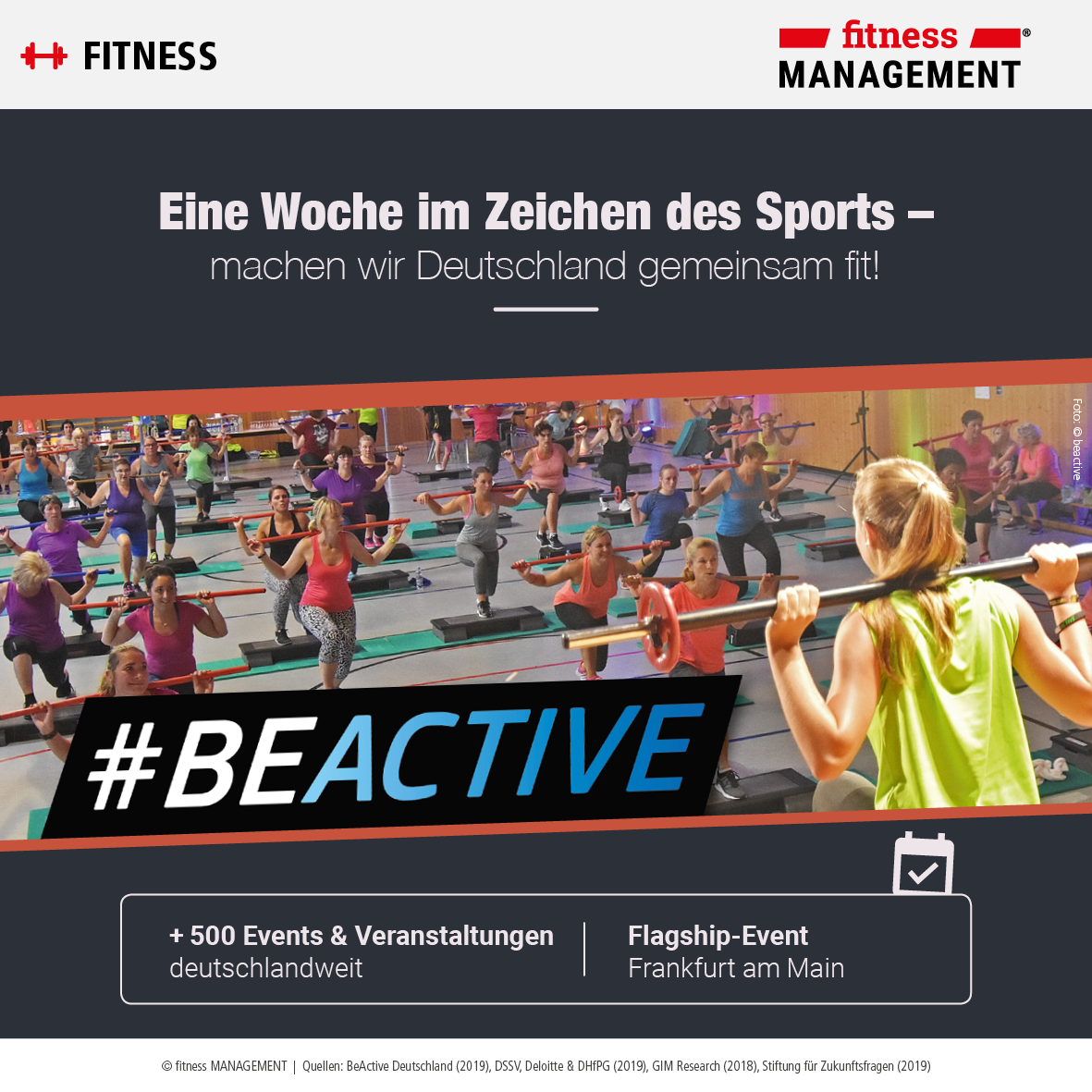 #BeActive unter diesem Motto setzt die EU-Komission in der Europäischen Woche des Sports ein Zeichen für mehr Bewegung.