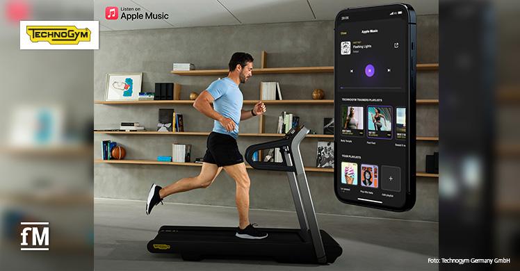 Mit Technogym zu den Lieblings-Playlists auf Apple Music trainieren.