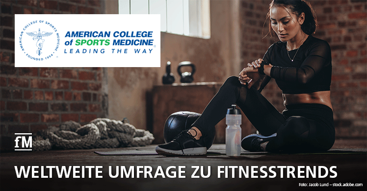 Weltweite ACSM-Umfrage zu Fitnesstrends 2021