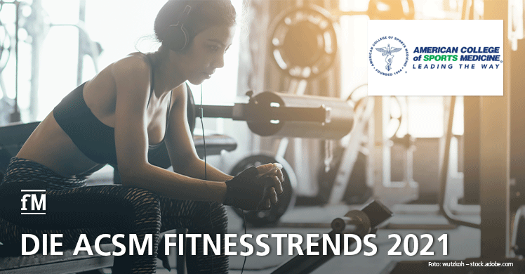 Fitnesstrends 2021: Die TopTen der internationalen Fitnesstrends.