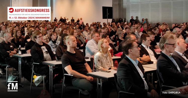 Treffpunkt der Fitness- und Gesundheitsbranche: der Aufstiegskongress 202 mit dem Motto: ‚Einfach MACHEN – EINFACH machen!‘ am 11. und 12. Oktober in Mannheim