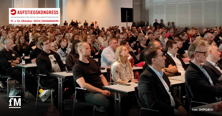 Treffpunkt der Fitness- und Gesundheitsbranche: der Aufstiegskongress 2024 mit dem Motto: ‚Einfach MACHEN – EINFACH machen!‘ am 11. und 12. Oktober in Mannheim