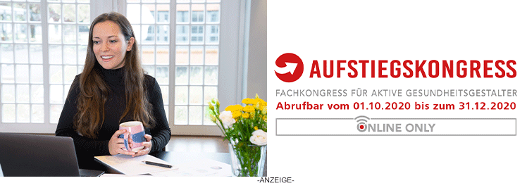 Hier direkt zum Aufstiegskongress 2020 ONLINE ONLY anmelden!