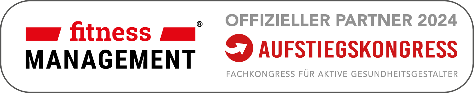 fitness MANAGEMENT: offizieller Partner 2024 Aufstiegskongress – Fachkongress für aktive Gesundheitsgestalter