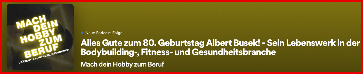 Jetzt reinhören: Happy Birthday Albert Busek! Branchenpionier im Podcast 'Mach dein Hobby zum Beruf' der BSA-Akademie