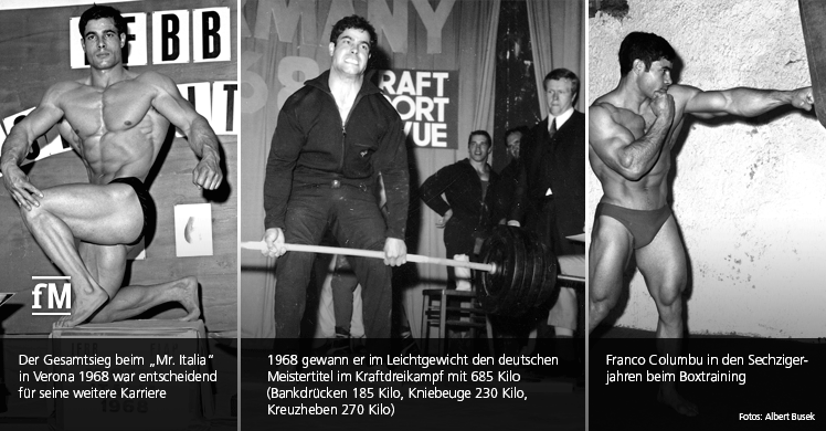 Impressionen aus dem Leben der italienischen Bodybuilding-Legende Franco Columbu