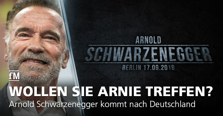 Arnold Schwarzenegger kommt am 17. September nach Deutschland.