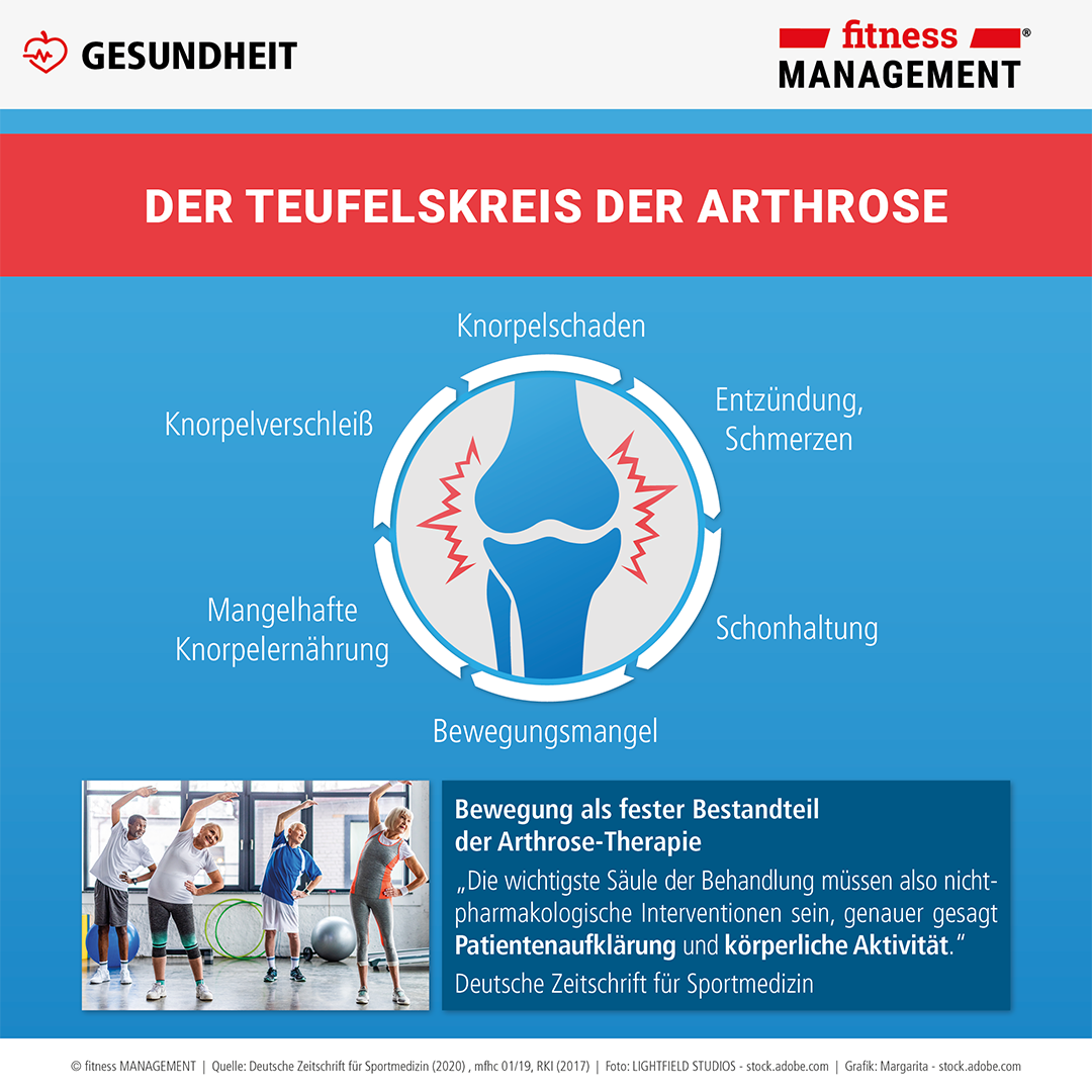 Der Teufelskreis der Arthrose