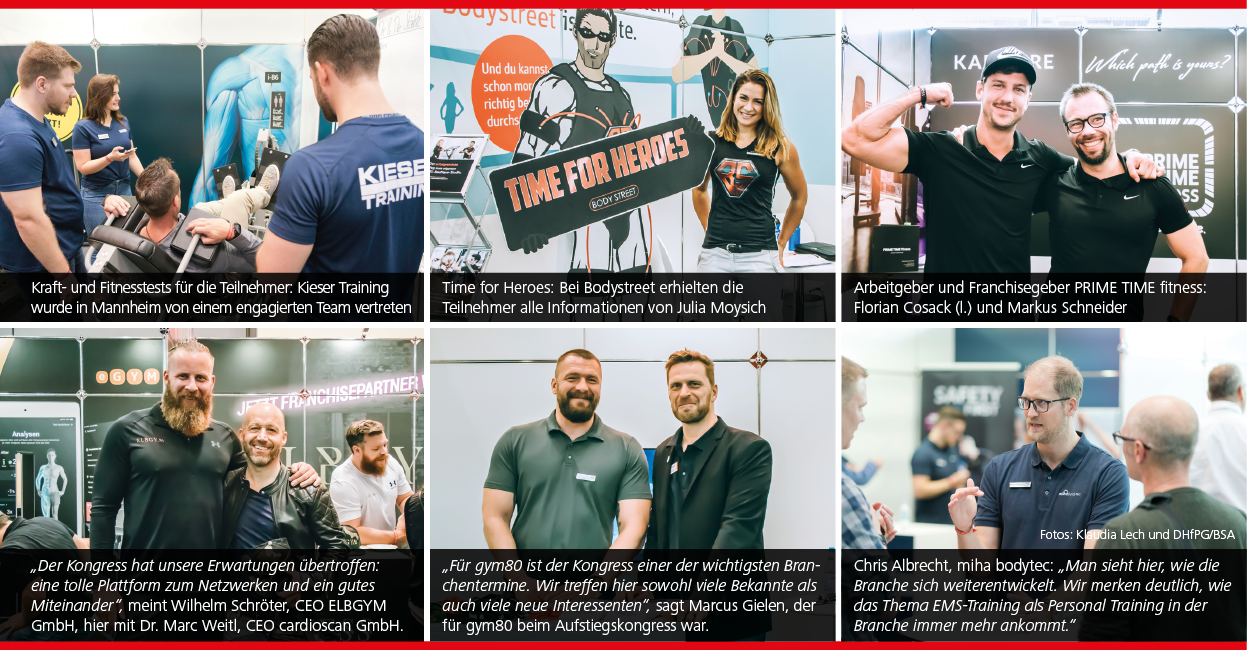 Treffpunkt der Fitnessbranche: Impressionen vom Aufstiegskongress 2019 in Mannheim