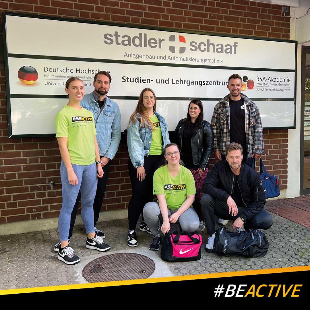 #BEACTIVEDAY: fM-Team geht mit gutem Beispiel voran