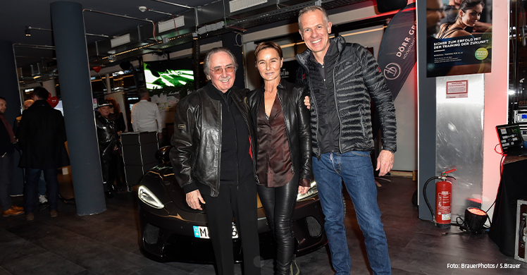 Albert Busek, Barbara Lohse, Henrik Gockel Grand Opening von Prime Time Fitness in der Maximilianstraße in München am 20.01.2020