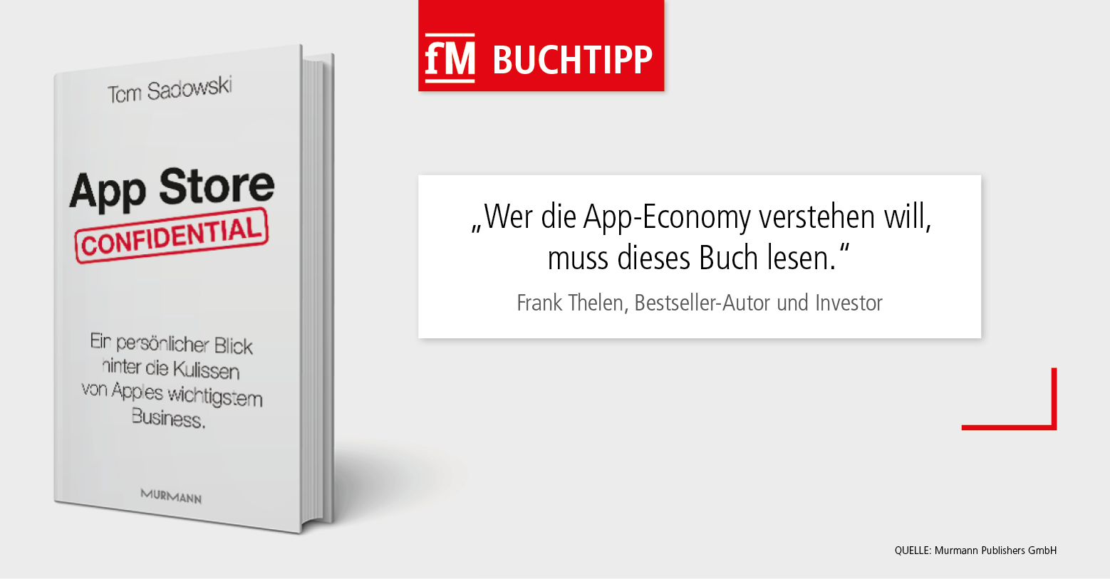 App Store Confidential: Ein persönlicher Blick hinter die Kulissen von Apples wichtigstem Business – Autor Tom Sadowski war für Apples deutschen App Store zuständig