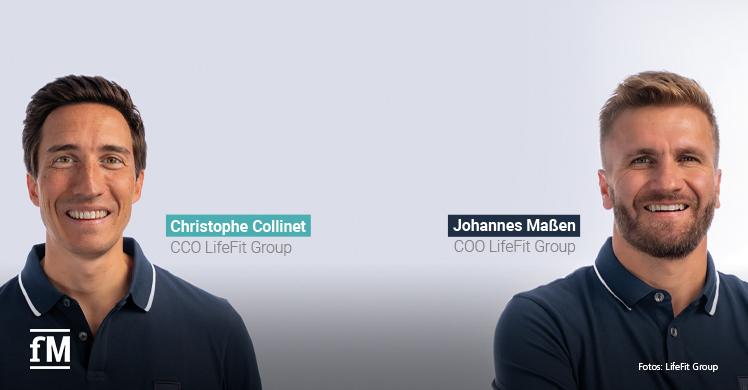 Christophe Collinet, CCO LifeFit Group, und Johannes Maßen, COO LifeFit Group, über Prozesse und faire Strategien bei der Studioübernahme