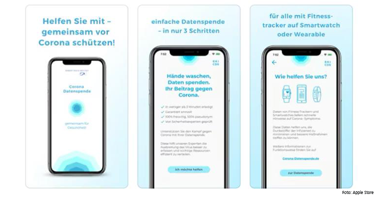 So funktioniert die Corona-Datenspende-App