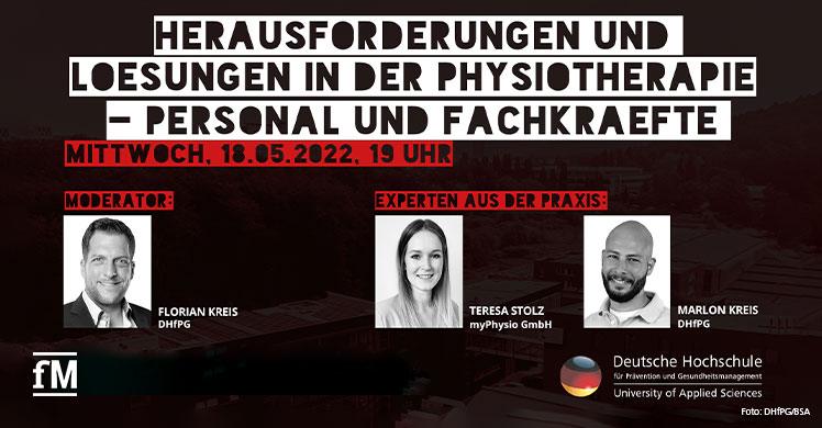 So begegnen Physios dem Fachkräftemangel optimal: Neues DHfPG-Webinar