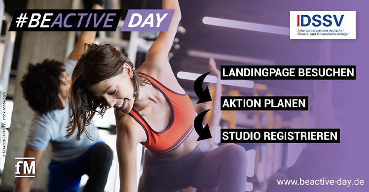 Europa in Bewegung: #BEACTIVE DAY startet am 23. September mit mehr als 750 Studios 