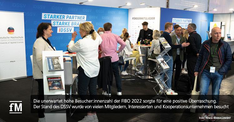 Am Stand des DSSV herrschte reges Treiben an allen FIBO-Tagen