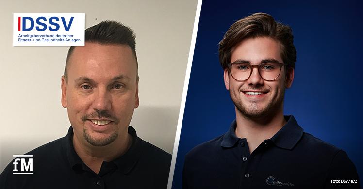 Michael Birk und Simon Decker, neue Mitglieder im DSSV-Ausschuss