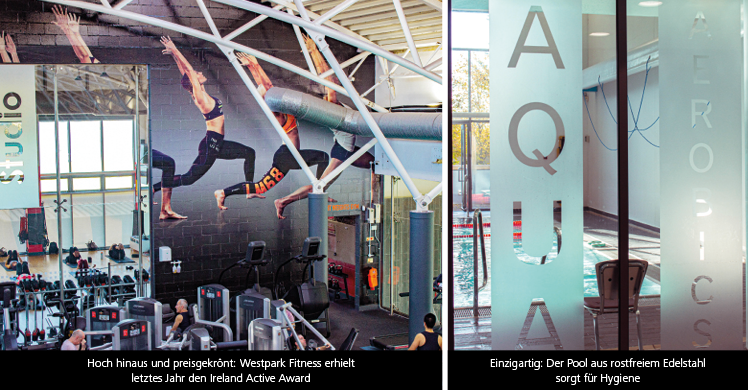 Fitnessstudios in Irland: Das Westpark Fitness bietet auch Aquafitness