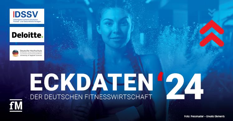 'Eckdaten der deutschen Fitnesswirtschaft 2024' des DSSV e. V. – Arbeitgeberverband deutscher Fitness- und Gesundheits-Anlagen in Zusammenarbeit mit dem Prüfungs- und Beratungsunternehmen Deloitte sowie der DHfPG