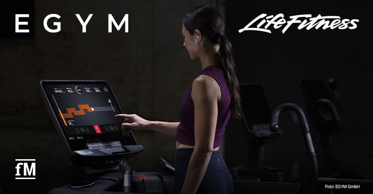 EGYM integriert seine Software in die Discover SE4-Konsole von Life Fitness