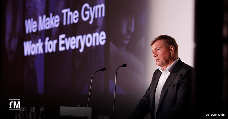 Fitness-Vordenker und -Unternehmer Mario Görlach bei seinem Vortrag auf dem EGYM Kongress 2020