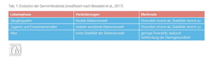 Evolution der Darmmikrobiota.