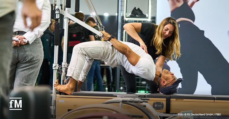 Körperkontrolle und Balance: Aktive Weiterbildungsangebote rund um Pilates und funktionelles Training – ein Highlight der FIBO 2025