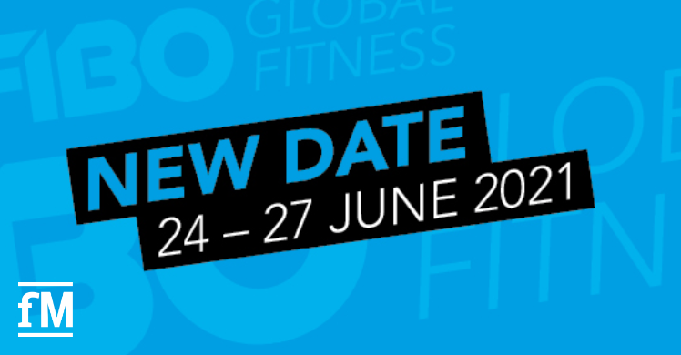 Neues Datum der Fitnessleitmesse FIBO 2021 im Sommer: 24. bis 27. Juni 2021.