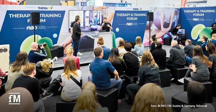 Auf dem Training & Therapie Forum der FIBO