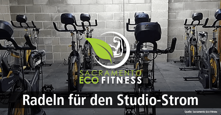 Grüne Fitness: Im Sacramento Eco Fitness radelt man für die CO2-Bilanz