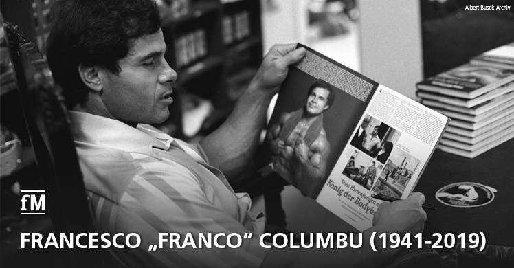 Zum Tod des italienischen Bodybuilders Francesco 'Franco' Columbu.