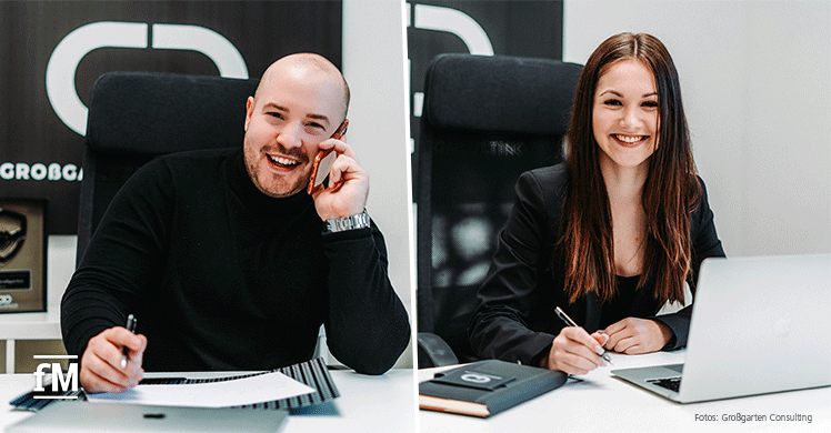 Geben Marketing-Tipps für den Restart nach dem Corona-Lockdown: Agenturinhaber Daniel Großgarten und Francesca Reimer von Großgarten Consulting.