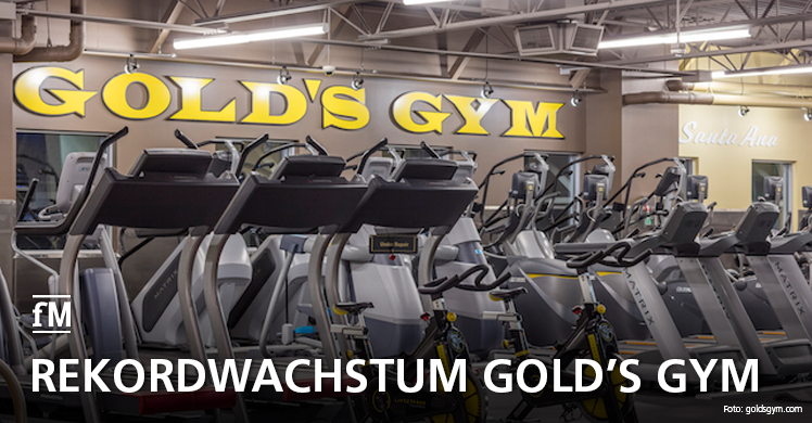 Rekordwachstum bei der US-Kultmarke Gold’s Gym