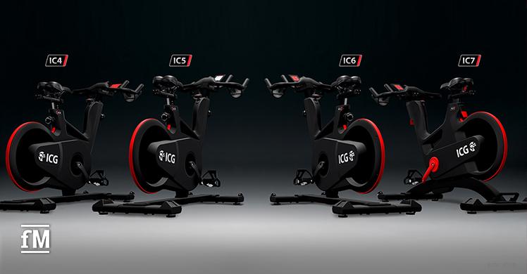 Optisch und technisch optimiert: Die Indoor Cycles IC4, IC5 und IC6 der Indoor Cycling Group (ICG®).