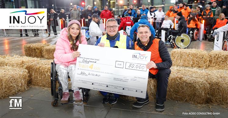 RTL-Spendenmarathon bricht Weltrekord: INJOY spendet 50.000 Euro