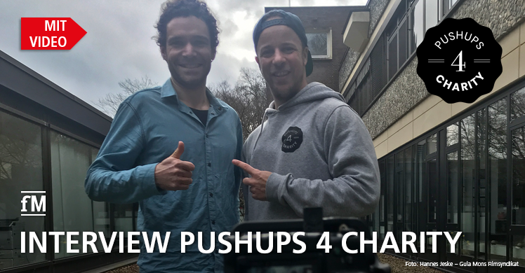 Pushups 4 Charity: fitness MANAGEMENT Redakteur David Köndgen traf Malte Schmidt zum Video-Interview in Hamburg