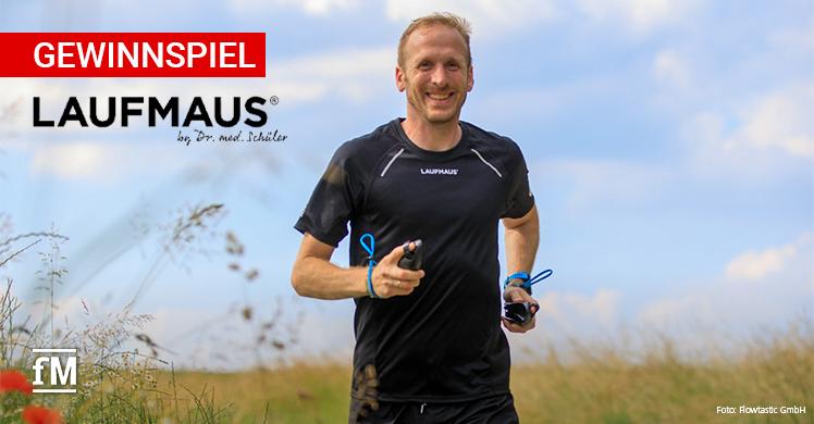 Newsletter abonnieren und beim Gewinnspiel eines  von drei Exemplaren der LAUFMAUS® gewinnen.