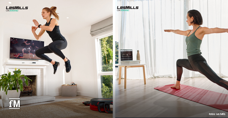 LES MILLS Workoutf für Zuhause