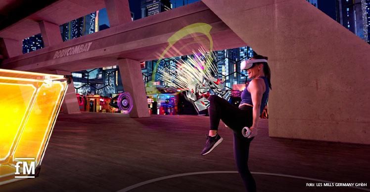 Les Mills und Odders Labs bieten mit der BODYCOMBAT VR-Gaming-App jede Menge Action, Spass und Abwechslung.