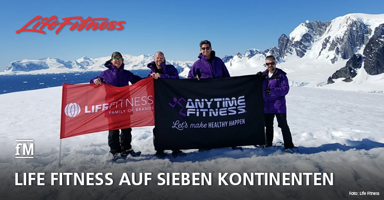 Life Fitness goes Antarktis: Life Fitness als erstes Fitnessunternehmen in Studios auf allen sieben Kontinenten